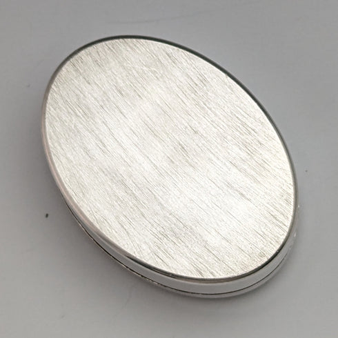 Italian Vintage Continental Silver Pill Case