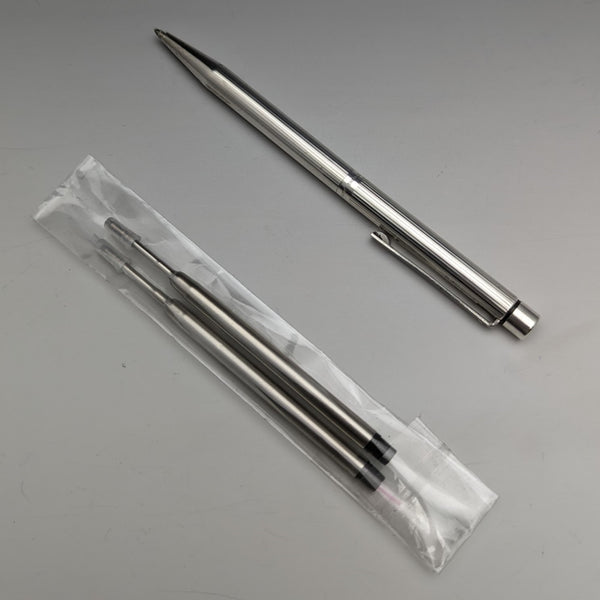American Vintage Sheaffer Sterling Silver Ballpoint Pen with 2 Refills