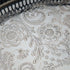 British Vintage Silver Plated Gallery Tray Diameter 26cm Boxed Deadstock