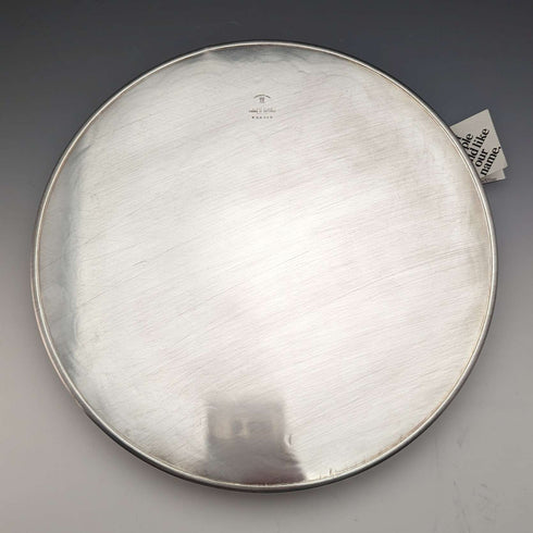 British Vintage Silver Plated Gallery Tray Diameter 26cm Boxed Deadstock