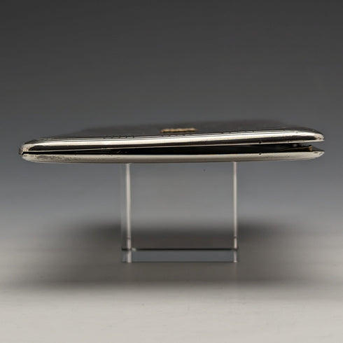 アンティーク 純銀製 バカラディーラーカードケース 165g