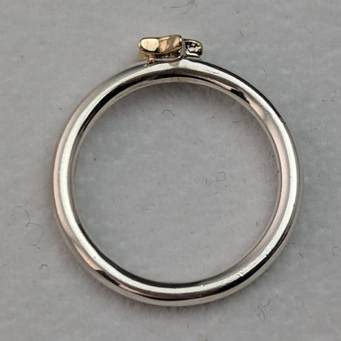 英國復古珠寶 9ct 金星純銀戒指