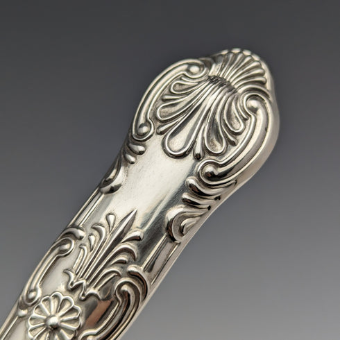 1987 British Vintage Sterling Silver Handle Cake Slicer Boxed Broadway