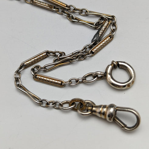 Around 1900 Swiss antique Mumei pocket watch works well with chain