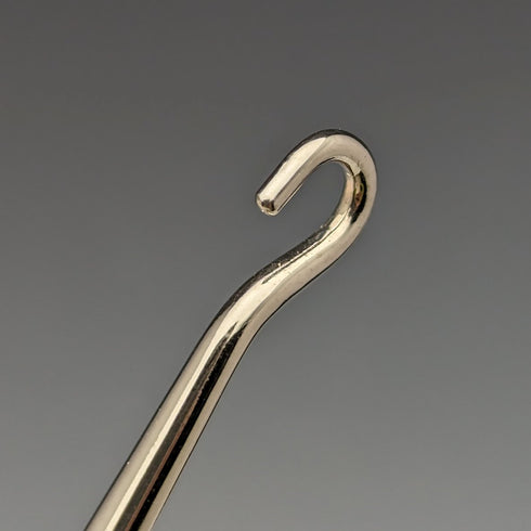 1913年 英国アンティーク 純銀ハンドル シューホーン ボタンフックセット ケース入 J & R Griffin