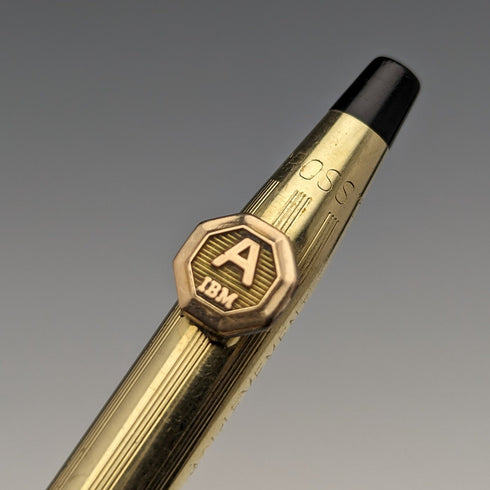 Vintage Cross: CROSS Gold Filled Ballpoint Pen/Pencil Set with Spare Refill