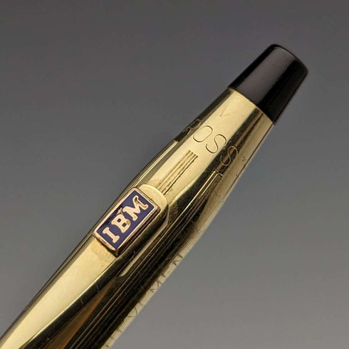 Vintage Cross: CROSS Gold Filled Ballpoint Pen/Pencil Set with Spare Refill