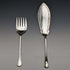 Around 1910 British antique silver plate fish server set in box Levesley Brothers