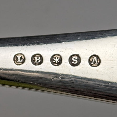 1910年頃 英国アンティーク シルバープレート製 フィッシュサーバーセット BOX入 Levesley Brothers