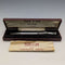 1955 British Vintage Yard O Red Sterling Silver Hexagon Propulsion Pencil Case