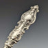 1912 British Antique Pure Silver Handle Shoehorn Button Hook x2 Set Adie & Lovekin