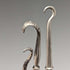 Around 1910 British antique silver plate handle button hook set of 9