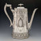 1885 British Antique Britannia Metal Coffee Server William Tyler