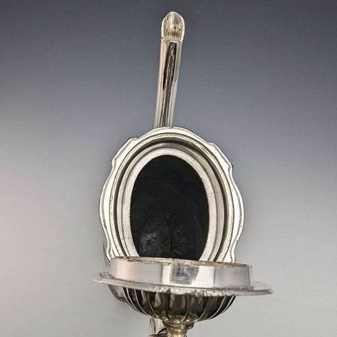 1885 British Antique Britannia Metal Coffee Server William Tyler