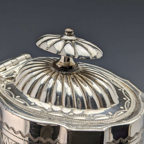 1885 British Antique Britannia Metal Coffee Server William Tyler