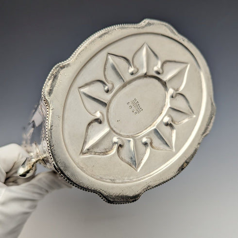 1885年代 英国アンティーク ブリタニアメタル製 コーヒーサーバ William Tyler