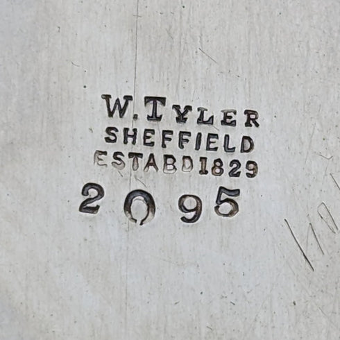 1885年代 英国アンティーク ブリタニアメタル製 コーヒーサーバ William Tyler