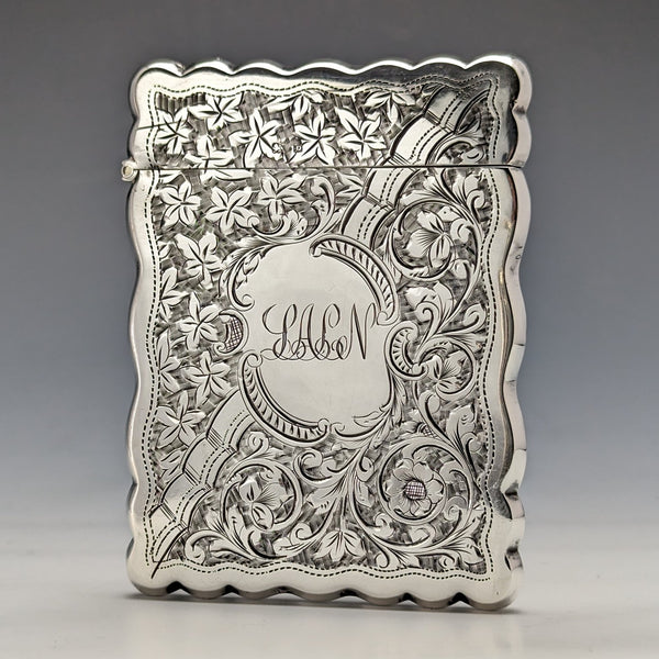 1901 年英國古董純銀卡包 58 克 GEORGE LOVERIDGE