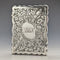 1901 British antique sterling silver card case 58g GEORGE LOVERIDGE