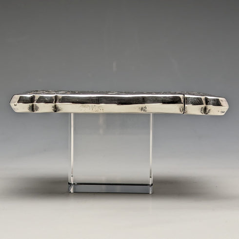 1901 British antique sterling silver card case 58g GEORGE LOVERIDGE