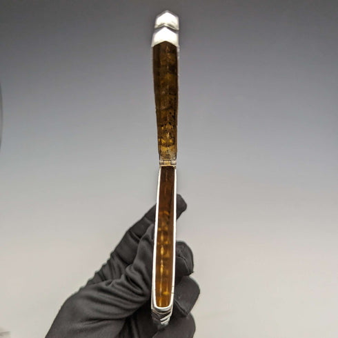 1901年 英国アンティーク 純銀製カードケース 58g GEORGE LOVERIDGE