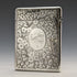 1900 British antique sterling silver card case 74g DEAKIN and FRANCIS