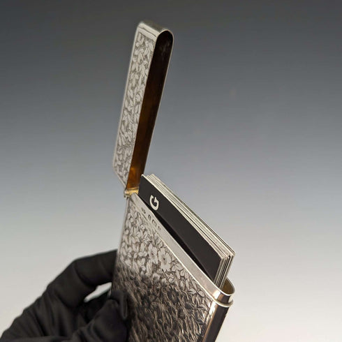 1900年 英国アンティーク 純銀製カードケース 74g DEAKIN and FRANCIS