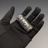 1896 British Antique Sterling Silver Relief Bird Sculpture Portable Perfume Bottle Sampson Mordan