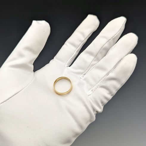 1904年英國古董珠寶K18金戒指John Mantle