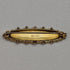 Around 1875 British antique 9ct gold small bird decoration pin brooch in case
