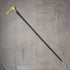 1889 British Antique Men's Walking Stick Antler Clutch Handle 91cm