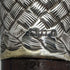 1901 British antique gentleman's walking stick, pure silver, engraved pattern, round handle, 89cm