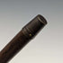 Circa 1900 British antique gentleman's walking stick, golf ball shaped, round handle, 88cm