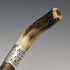 Around 1895 British Antique Men's Walking Stick Antler Clutch Handle Twist Shaft 85cm
