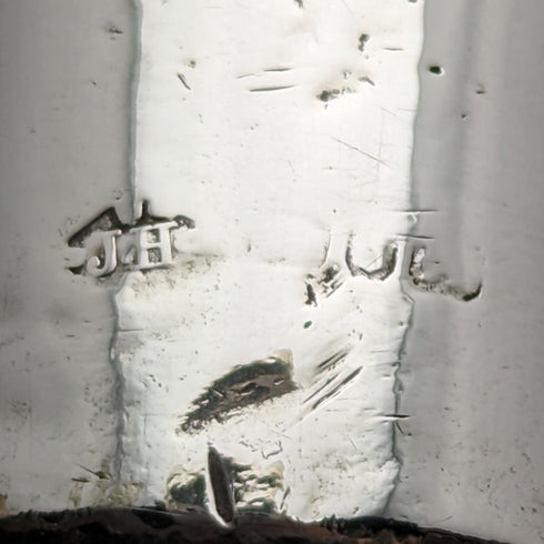 1889 British Antique Men's Walking Stick Antler Clutch Handle 91cm