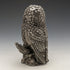 英國鄉村藝術家貓頭鷹純銀雕塑雕像