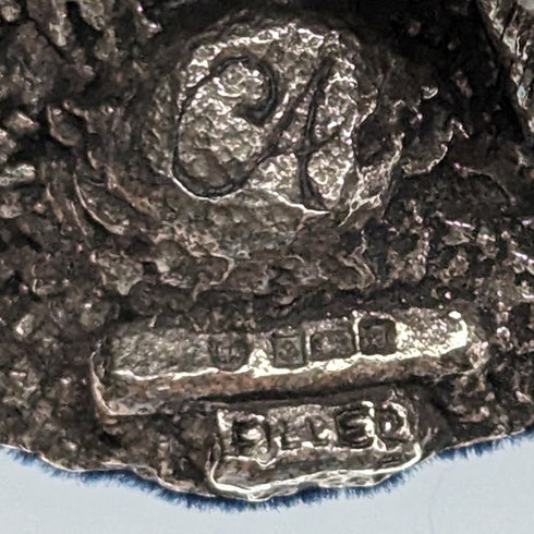 英國鄉村藝術家貓頭鷹純銀雕塑雕像