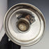 1906年 英国アンティーク 純銀製 花瓶 コバルトガラスインナー 一輪挿し Thomas Bradbury