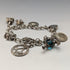 1970 British vintage sterling silver charm bracelet 32g