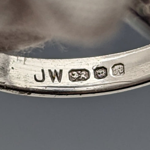 英國復古珠寶韋奇伍德碧玉純銀戒指戒指