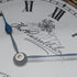 1920s British antique Russell pocket watch gold-plated open face works well