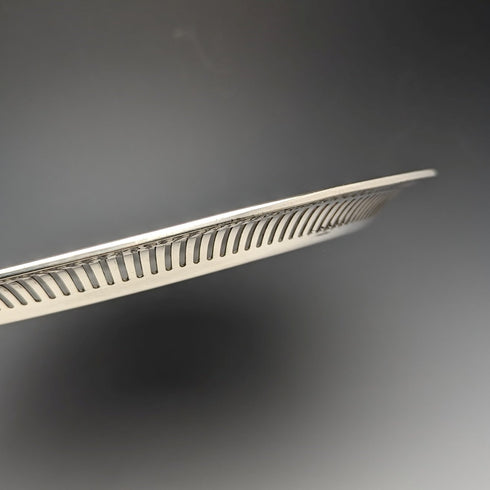 Early 20th Century American Antique Silver Plated Tray Diameter 28cm Gorham