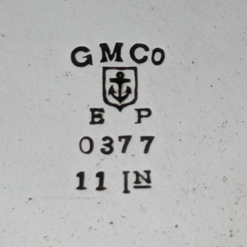 Early 20th Century American Antique Silver Plated Tray Diameter 28cm Gorham