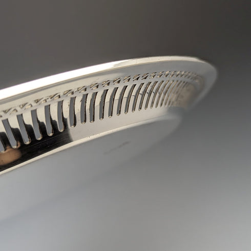 Early 20th Century American Antique Silver Plated Tray Diameter 28cm Gorham