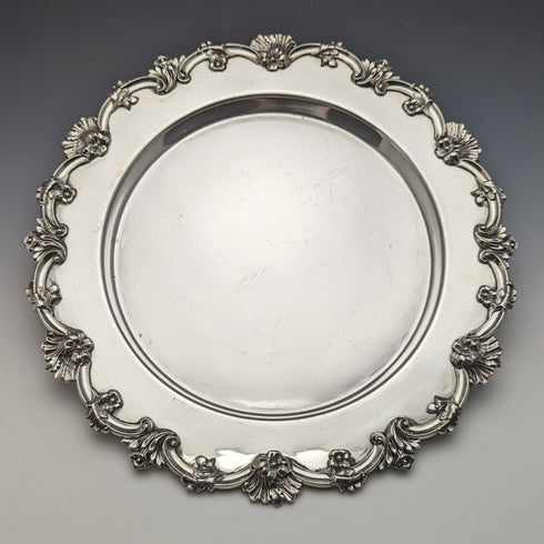 20 世紀初英國古董銀盤碟直徑 30 厘米 Alex Clark