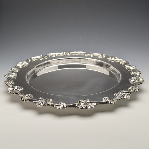 20 世紀初英國古董銀盤碟直徑 30 厘米 Alex Clark