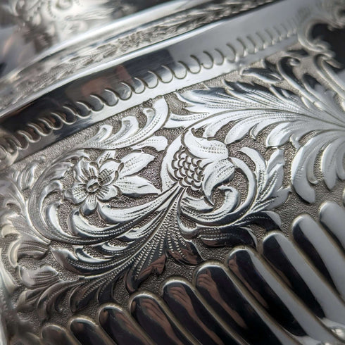 Around 1900 British antique silver plated water jug Atkin Brothers