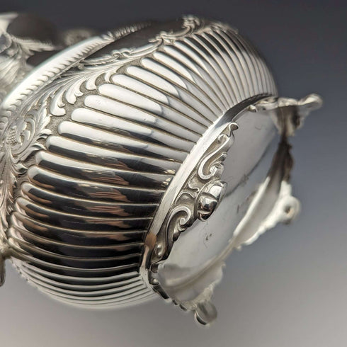 Around 1900 British antique silver plated water jug Atkin Brothers