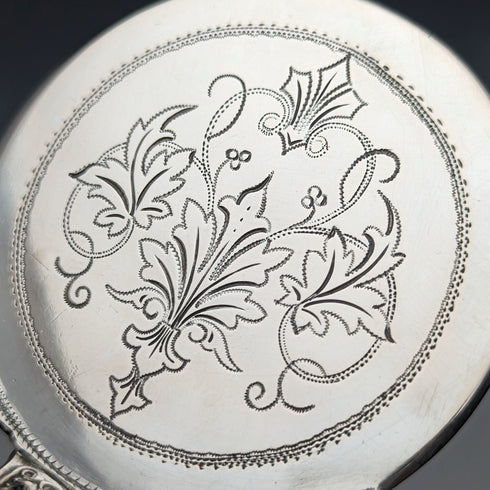 Late 19th Century Antique 750 Silver Tomato Server