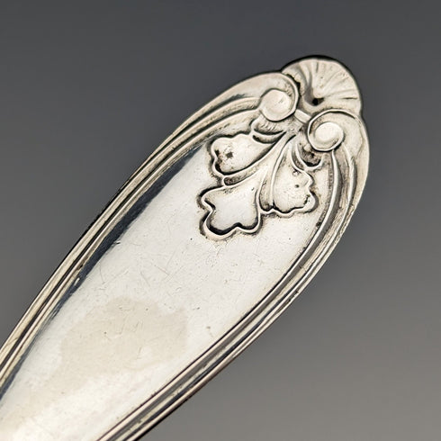 Late 19th Century Antique 750 Silver Tomato Server